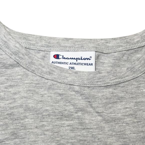 Champion Bulldog Graphic Tee - Heather Gray Vintage Mascot 2XL - Picture 3 of 3